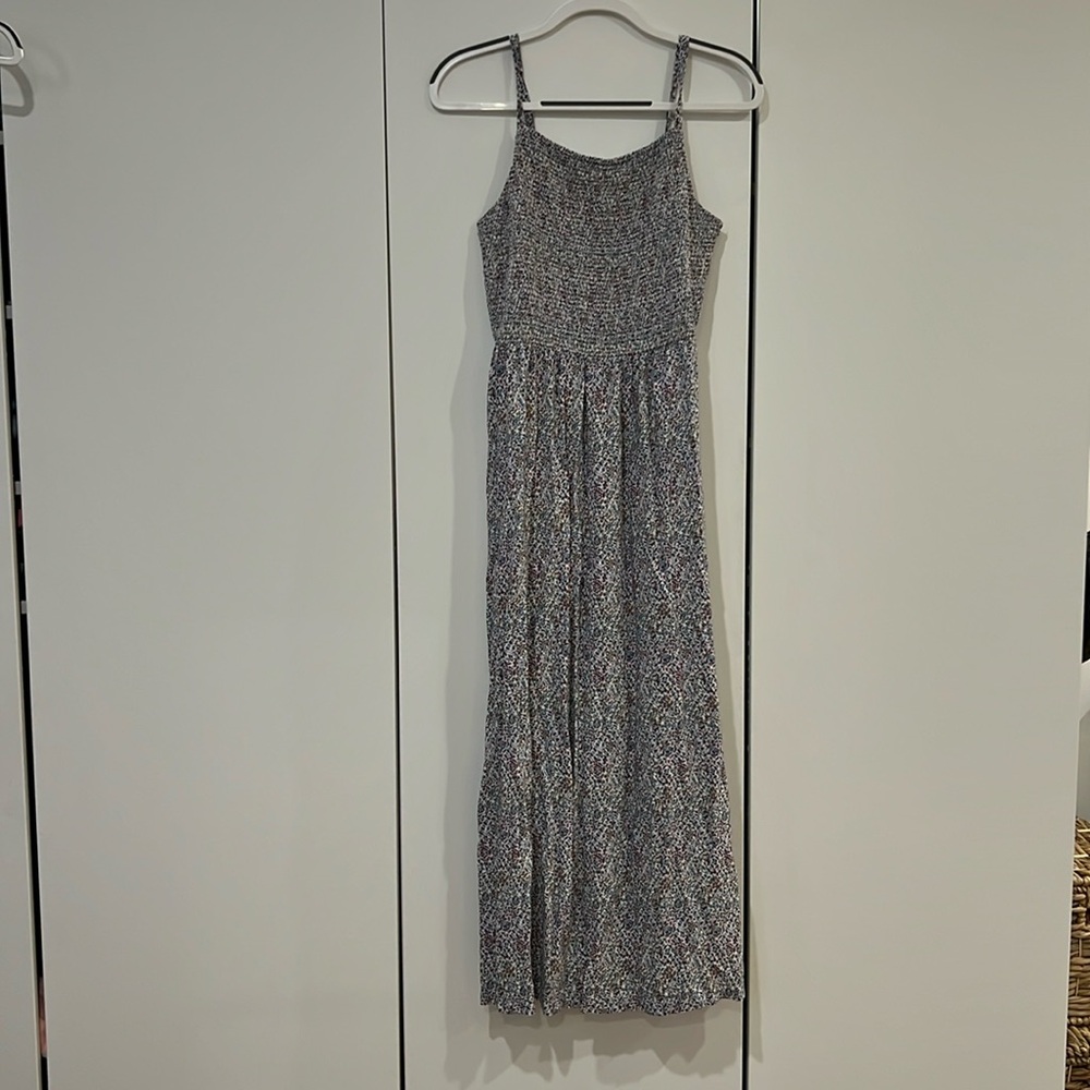 Old navy summer long dress floral print M
